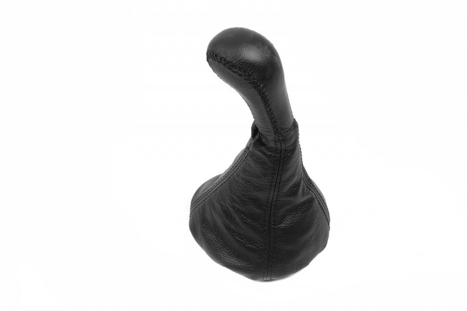 Universal Gear Shift Boot with Knob (black, leather) Photo 1