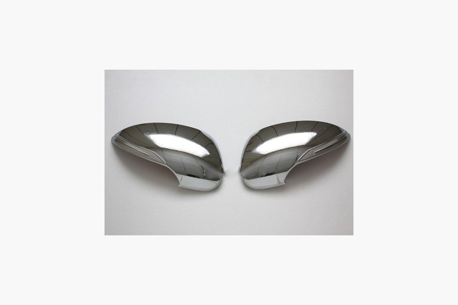Mercedes S-class W221 2005-2013 Chrome Mirror Covers (2 pcs, plastic) Image