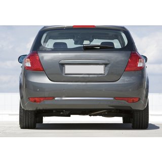 Stainless Steel Rear Bumper Protector OmsaLine (2009-2012, HB) photo 3