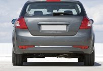 Kia Ceed 2007-2012 Stainless Steel Rear Bumper Protector OmsaLine (2009-2012, HB) photo 3