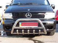 Mercedes Vito W638 1996-2003 Bull Bar WT003/4 (Stainless Steel) without inscription, 51mm photo 9
