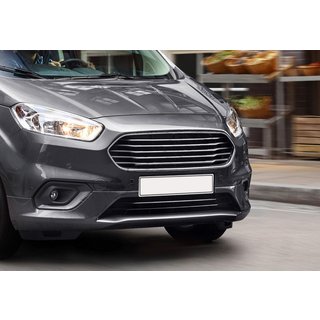 Grille Trim Covers OmsaLine (2018↗, 4 pcs, Stainless Steel) Ford Courier 2014-2023 photo 1