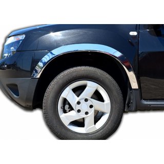 Fender trim (4 pcs, stainless steel) Dacia Duster 2008-2018 photo 1