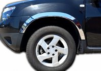 Dacia Duster 2008-2018 Fender trim (4 pcs, stainless steel) photo 1