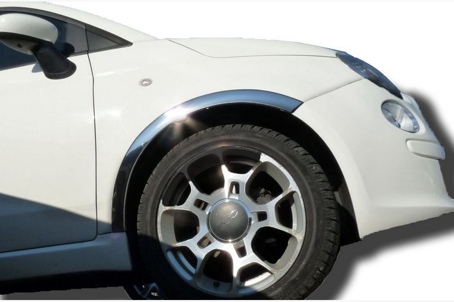 Fiat 500/500L 2013-2022 Fender flares (4 pcs, stainless steel) Image