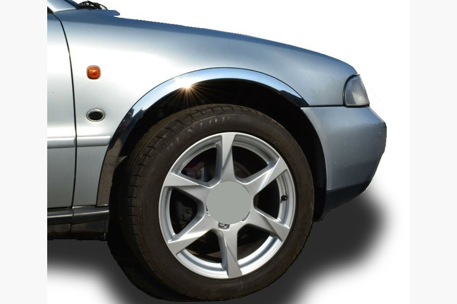 Audi A4 B5 1994–2001 Stainless Steel Fender Trim (4 pcs) Image