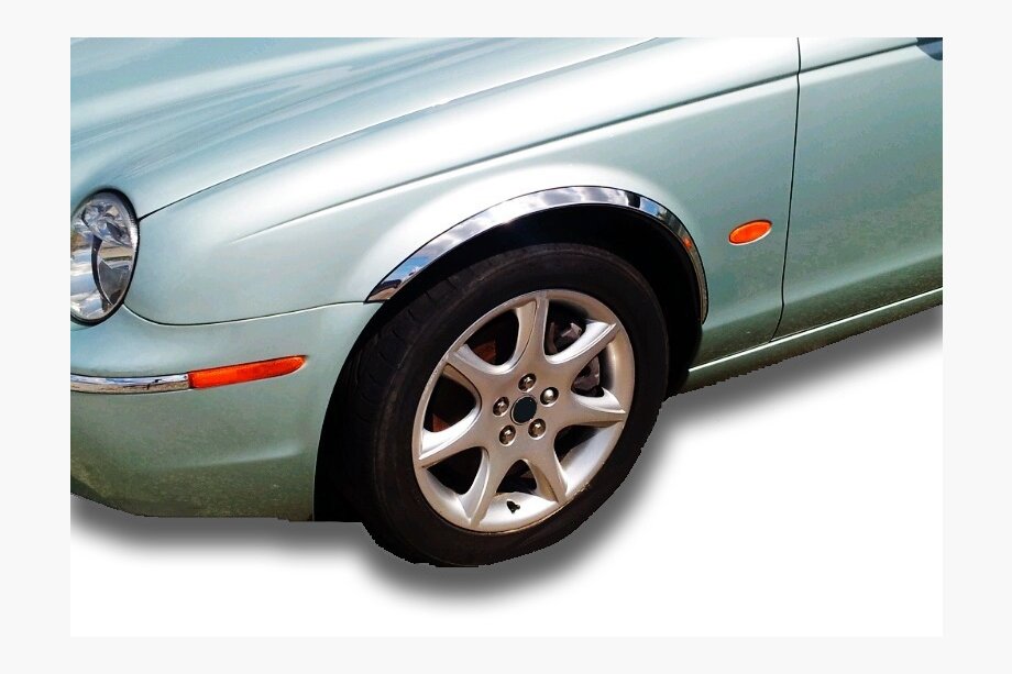 Jaguar X-Type 2001-2009 Stainless Steel Fender Trim (4 pcs) Image