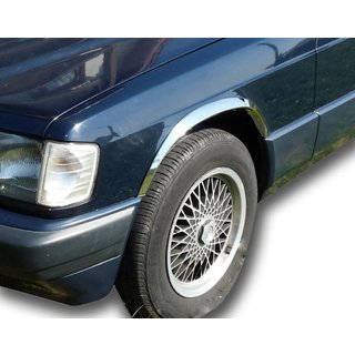 Fender Trim 1988-1993 (4 pcs, Stainless Steel) Mercedes W201 (190) 1982-1993 photo 1