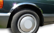 Mercedes S-class W126 1979-1991 Stainless Steel Fender Trim (4 pcs) photo 1