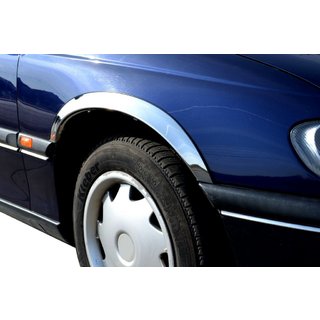 Fender flares (4 pcs, stainless steel) Opel Omega B 1994-2003 photo 1