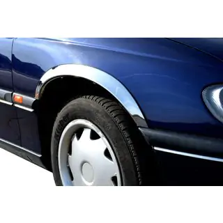 Fender flares (4 pcs, stainless steel) Opel Omega B 1994-2003 photo 1