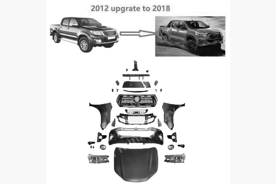 Toyota Hilux 2006-2015 Facelift Kit to 2019 Image