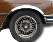 Mercedes W116 1972-1980 Stainless Steel Fender Trim (4 pcs) photo 1