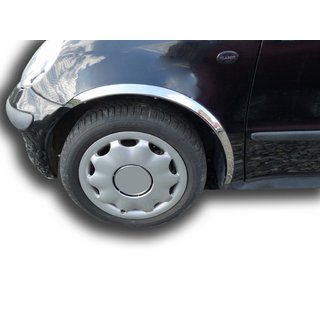 Fender flares (4 pcs, stainless steel) Mercedes A-сlass W168 1997-2004 photo 1
