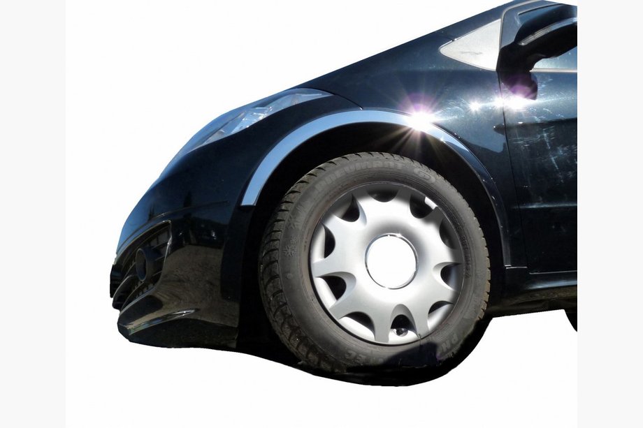 Mercedes A-class W169 2004-2012 Stainless Steel Fender Trim (4 pcs) Image