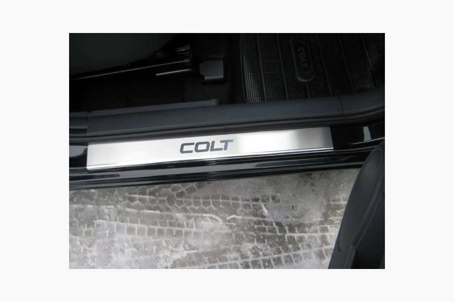 Mitsubishi Eclipse Cross 2017- Door Sill Protectors Nataniko (4 pcs, Stainless Steel) Image
