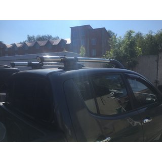 Grey roof rails (with crossbars) Mitsubishi L200 2006-2015 photo 2
