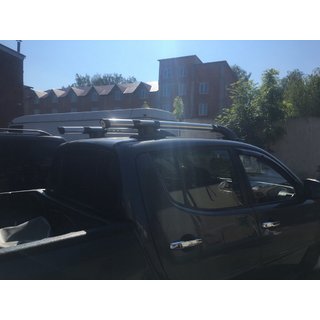 Grey roof rails (with crossbars) Mitsubishi L200 2006-2015 photo 3