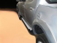 Mitsubishi L200 2006-2015 Side Steps Allmond Grey (2 pcs, Aluminum) photo 5