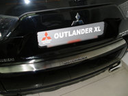 Mitsubishi Outlander 2006-2012 Rear Bumper Protector Nataniko (Stainless Steel) photo 1