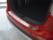 Mitsubishi Outlander 2012-2021 Rear bumper protector Nataniko (stainless steel) 2012-2015 photo 1