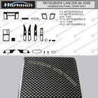 Mitsubishi Lancer X 2008- SALE! Dashboard Trim in Carbon Look photo 1