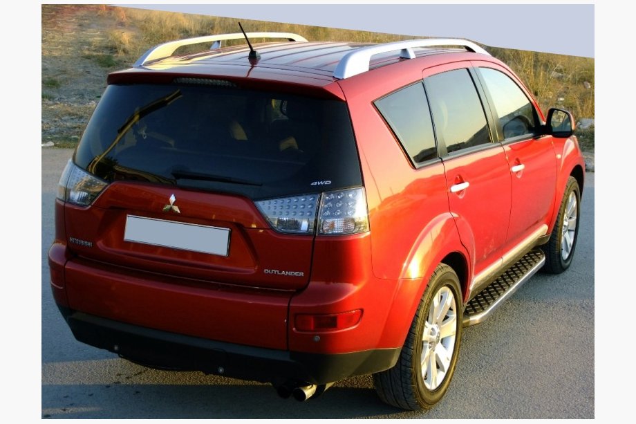 Peugeot 4007 2007-2013 Side Steps BlackLine (2 pcs, Aluminum) Image
