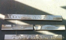 Mitsubishi Outlander 2012-2021 Carmos Door Sill Protectors (4 pcs, Stainless Steel) photo 1