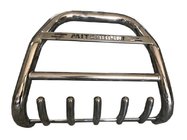 Mitsubishi Pajero Wagon III 1999-2006 Bull Bar QT011 (Stainless Steel) photo 1