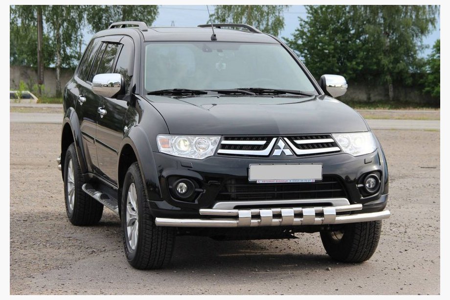 Mitsubishi L200 2006-2015 Front Bar ST015 (Stainless Steel) Image