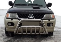Mitsubishi Pajero Sport 1996-2007 Bull Bar WT002 (Stainless Steel) photo 1