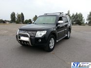 Mitsubishi Pajero Wagon III 1999-2006 Bull Bar QT006 (Stainless Steel) photo 2