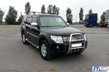 Mitsubishi Pajero Wagon III 1999-2006 Bull Bar QT011 (Stainless Steel) photo 3
