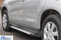 Mitsubishi ASX 2010-2023 Side Steps Allmond Grey (2 pcs, Aluminum) photo 3