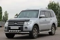 Mitsubishi Pajero Wagon III 1999-2006 Front Bar ST015 (Stainless Steel) photo 1