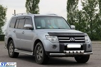 Mitsubishi Pajero Wagon IV 2006-2021 Front Bar ST015 (Stainless Steel) photo 5