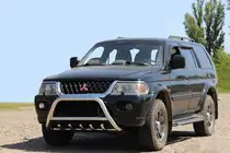 Mitsubishi Pajero Sport 1996-2007 Bull Bar WT003 (Stainless Steel) photo 1