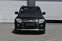 Mitsubishi Pajero Wagon III 1999-2006 Front Bar ST008 (Stainless Steel) photo 1