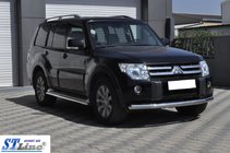 Mitsubishi Pajero Wagon III 1999-2006 Front Bar ST008 (Stainless Steel) photo 4
