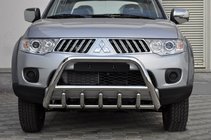 Mitsubishi L200 2006-2015 Bull Bar WT003 (Stainless Steel) photo 1