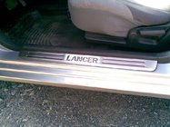 Mitsubishi Lancer 9 2004-2008 Door Sill Protectors OmsaLine (4 pcs, Stainless Steel) photo 2
