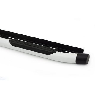 Side Steps Amazon White (2 pcs, black) Volkswagen Amarok 2010-2022