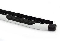 Volkswagen Amarok 2010-2022 Side Steps Amazon White (2 pcs, black) photo 1