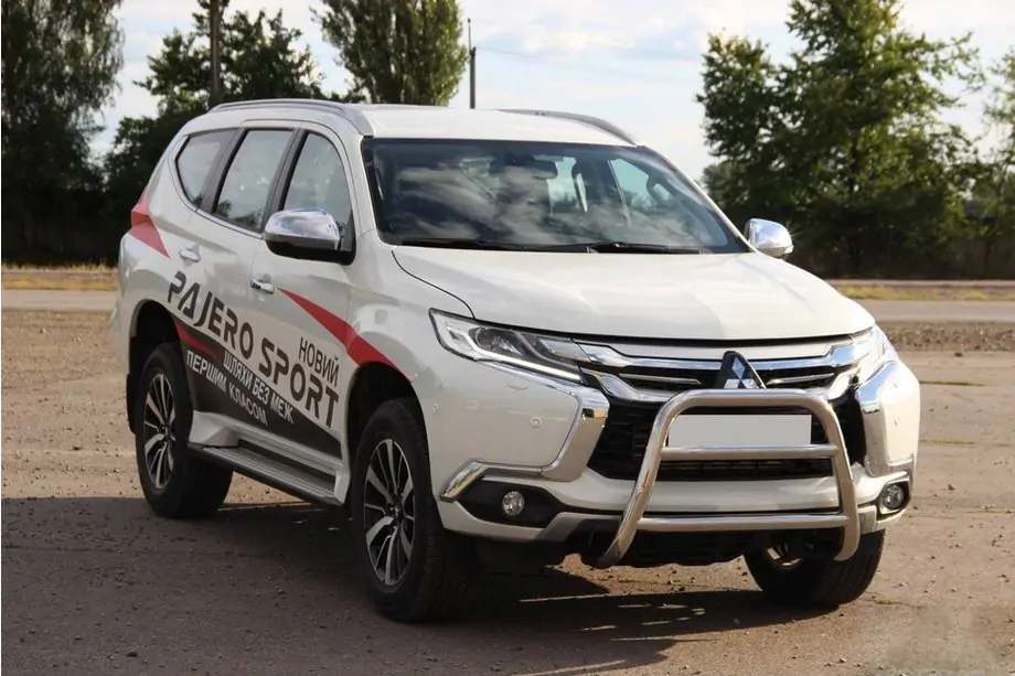 Mitsubishi Pajero Sport 2015- Bull Bar WT022 Stainless Steel Image