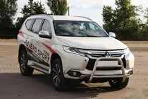 Mitsubishi Pajero Sport 2015- Bull Bar WT022 Stainless Steel photo 1