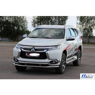 Front Bar ST016 (Stainless Steel) Mitsubishi Pajero Sport 2015- photo 2