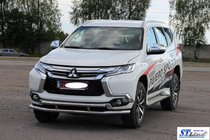 Mitsubishi Pajero Sport 2015- Front Bar ST016 (Stainless Steel) photo 2
