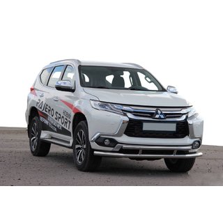 Front Bar ST016 (Stainless Steel) Mitsubishi Pajero Sport 2015- photo 1
