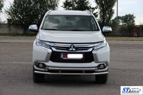Mitsubishi Pajero Sport 2015- Front Bar ST016 (Stainless Steel) photo 3
