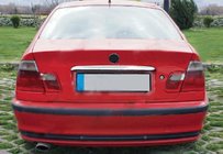 BMW 3 Series E46 1998-2006 Chrome trim above license plate photo 1